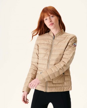 JOTT Andorra Korta Light Jacka Dam Beige | XDN-7661