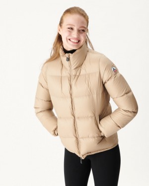 JOTT Cardiff Great Cold Quiltad Dunjackor Dam Beige | BZH-2128