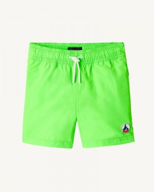 JOTT Cassis Swim Shorts Barn Gröna Vita | VVW-0018