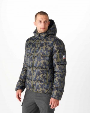 JOTT Java Extreme Cold Hooded Dunjackor Herr Camo | QUB-7500