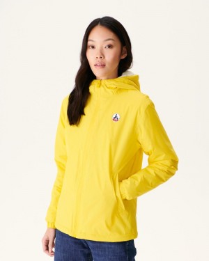 JOTT Kara Reversible Hooded Ultralight Dunjackor Dam Citron | FRJ-4433