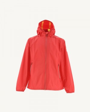 JOTT Madeira Hooded Vattentäta Jacka Barn Röda | DWR-6416