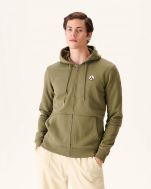 JOTT Mexico Hoodie Herr Olivgröna | OEO-7359