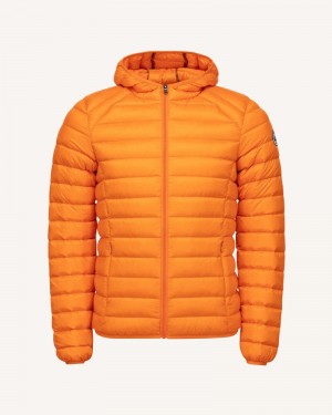 JOTT Nico Lätta Hooded Dunjackor Herr Orange | LZO-7620