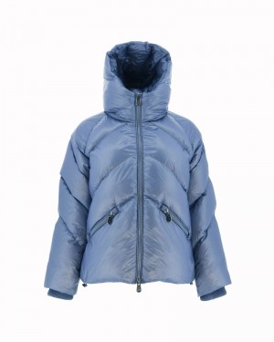 JOTT Stellar Hooded Pufferjackor Dam Blå | FYP-1505