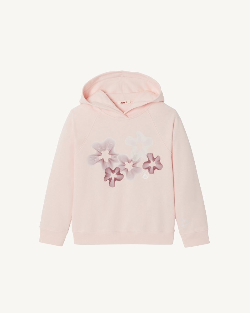 JOTT Alegre Hoodie Barn Ljusrosa | KZH-0559