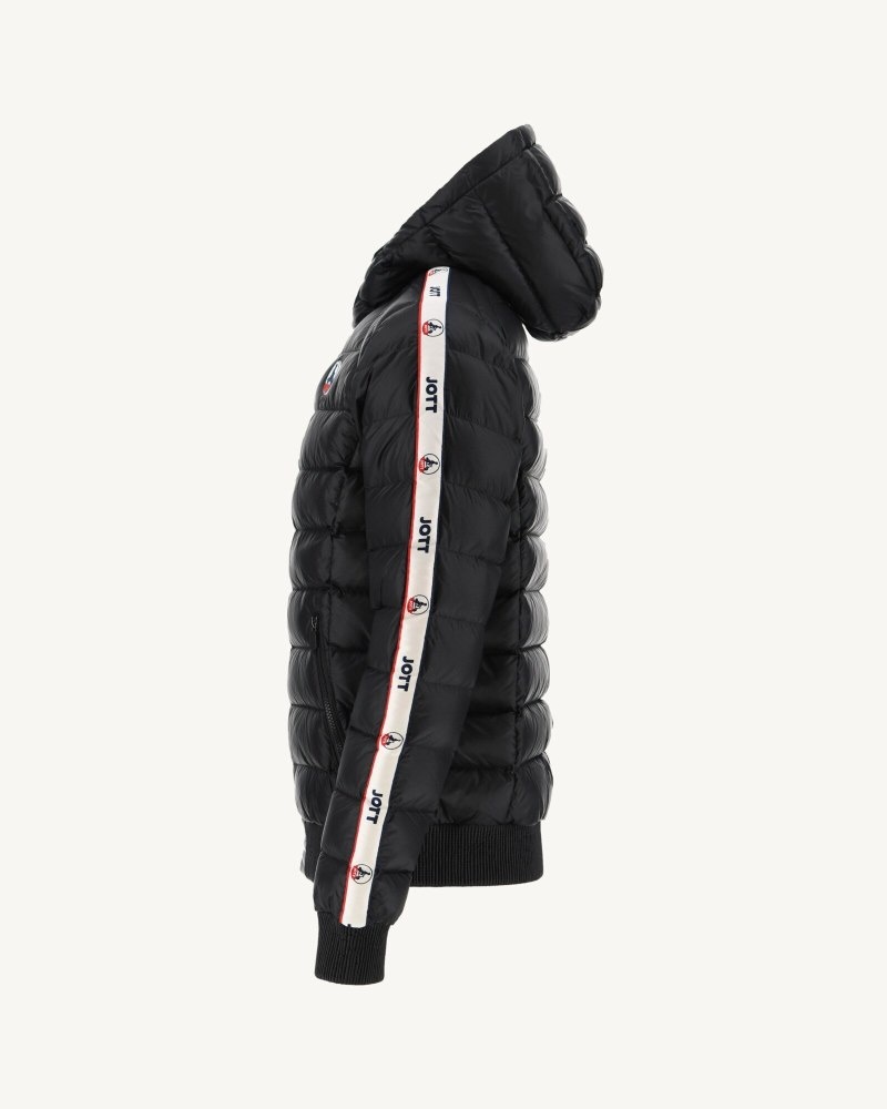 JOTT Ankara Great Cold Hooded Dunjackor Herr Svarta | RIX-9651