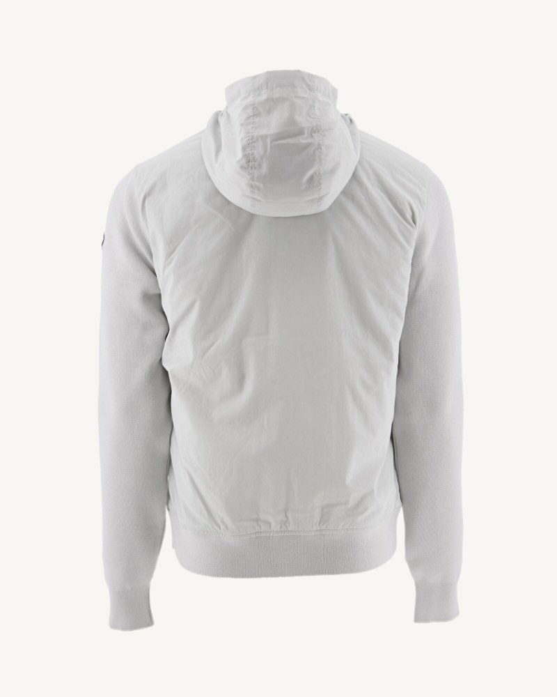 JOTT Bardenas Bi-material Hooded Jacka Herr Ljusgrå | ZBS-9448