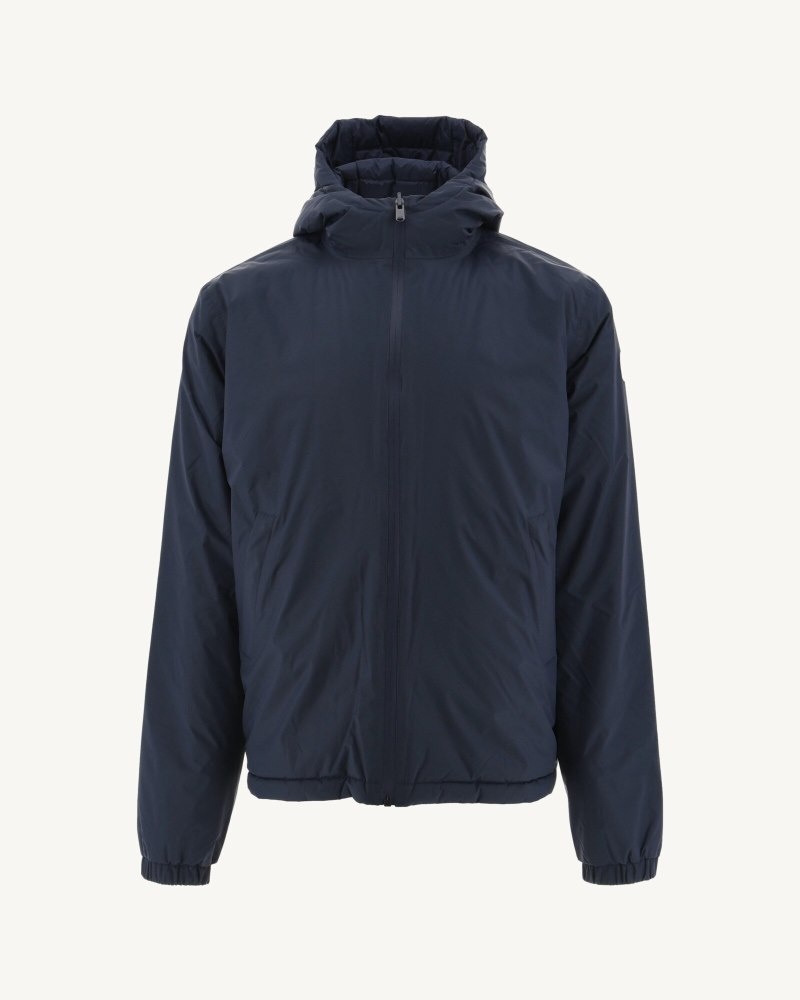 JOTT Bergen Reversible Hooded Dunjackor Herr Marinblå | RTA-6756