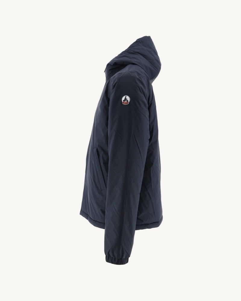 JOTT Bergen Reversible Hooded Dunjackor Herr Marinblå | RTA-6756