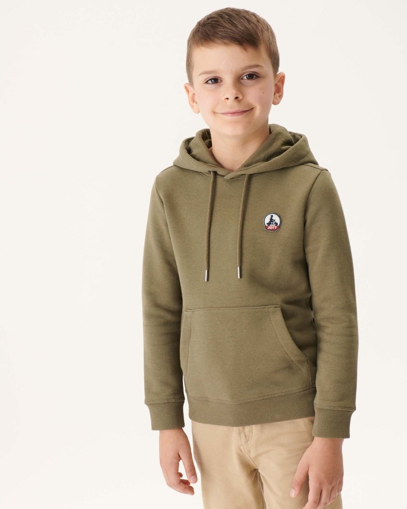 JOTT Bilbao Hoodie Barn Olivgröna | VBZ-1915