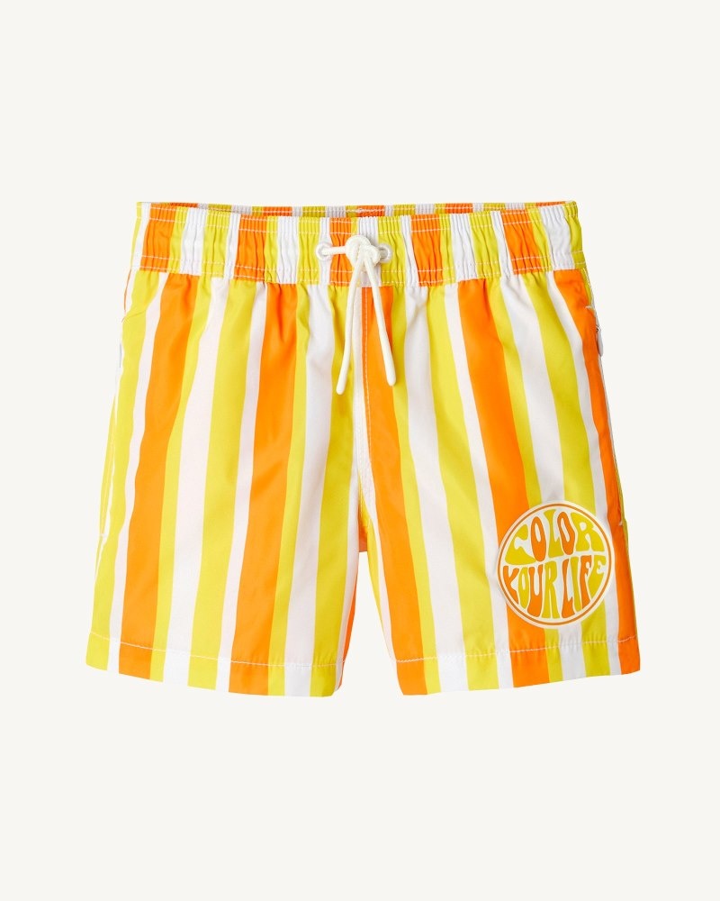 JOTT Cassis Stripe Swim Shorts Barn Citron Vita | CNU-1084