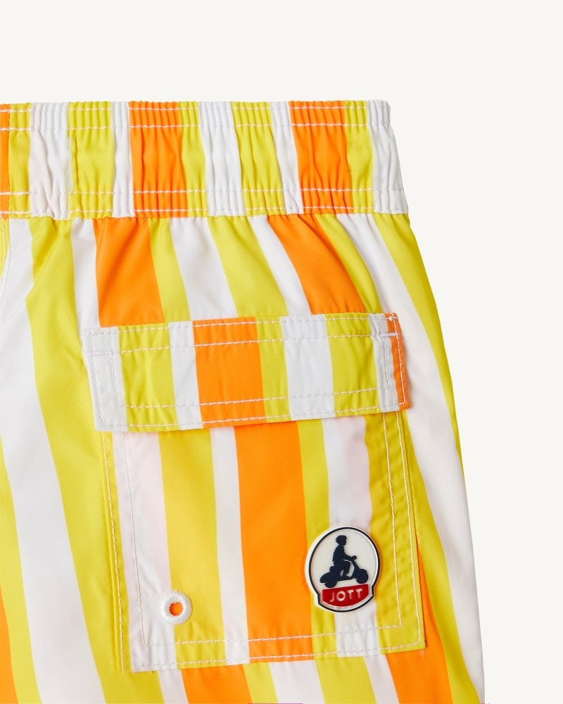 JOTT Cassis Stripe Swim Shorts Barn Citron Vita | CNU-1084