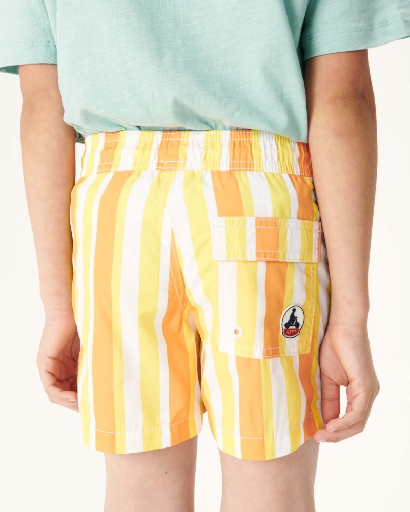 JOTT Cassis Stripe Swim Shorts Barn Citron Vita | CNU-1084