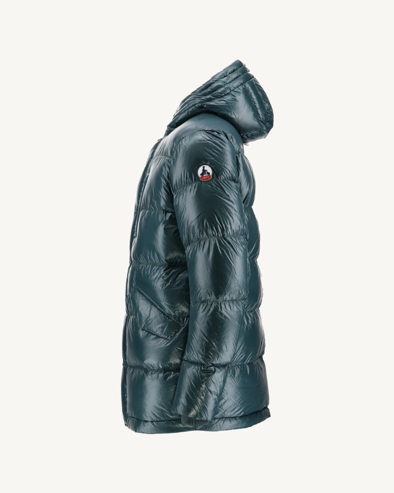 JOTT Claus Hooded Pufferjackor Herr Mörkgröna | ENK-7102