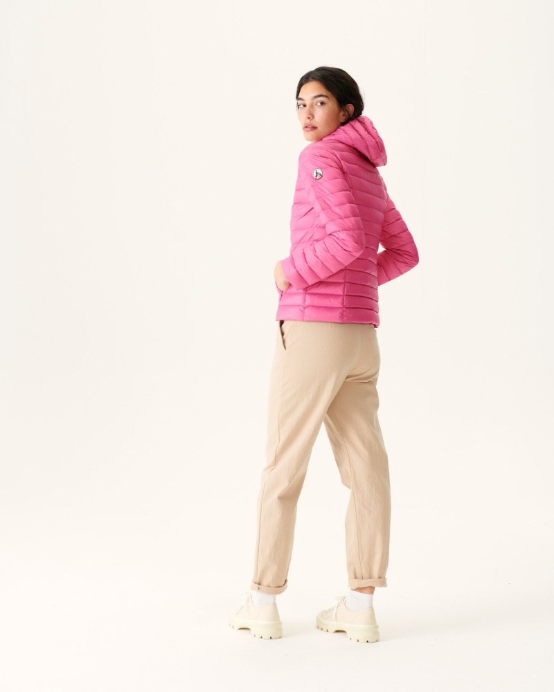 JOTT Cloe Light Hooded Dunjackor Dam Rosa | JZJ-0201