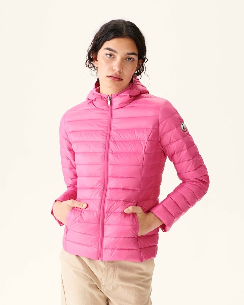 JOTT Cloe Light Hooded Dunjackor Dam Rosa | JZJ-0201