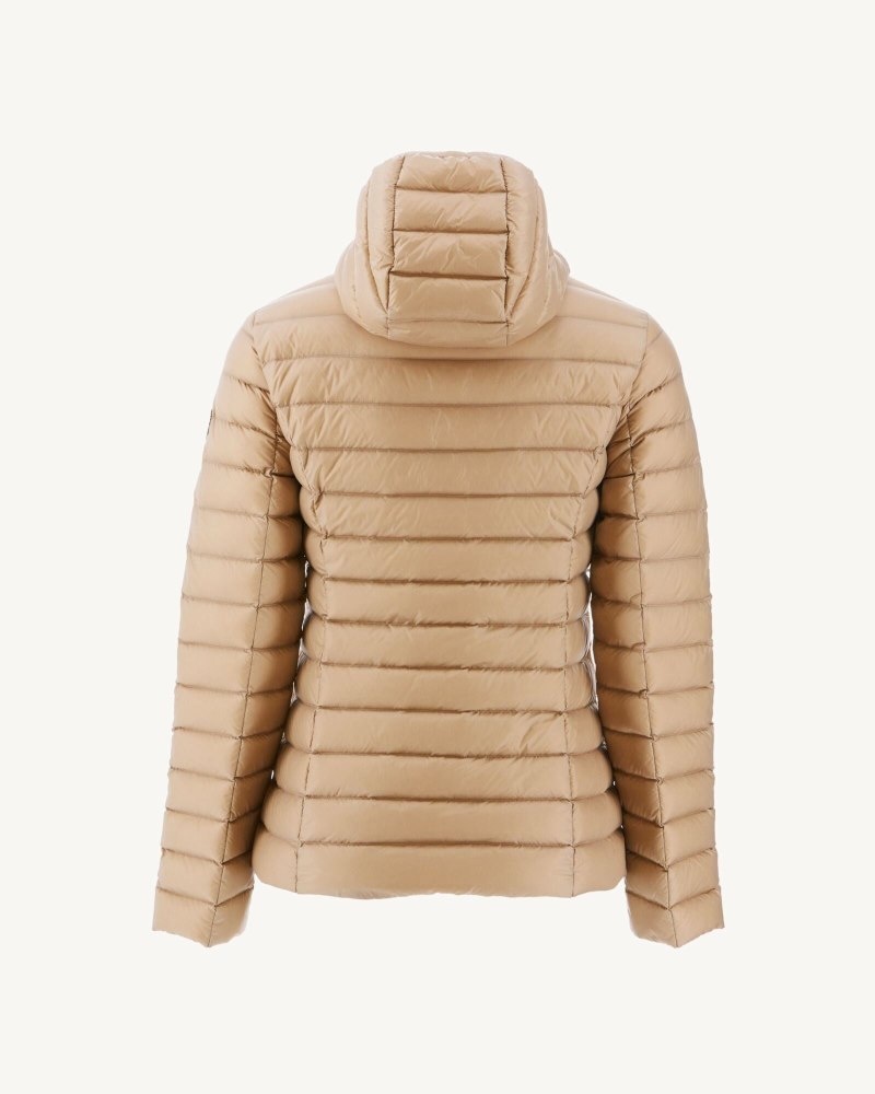 JOTT Cloe Lätta Hooded Dunjackor Dam Beige | FBV-0762