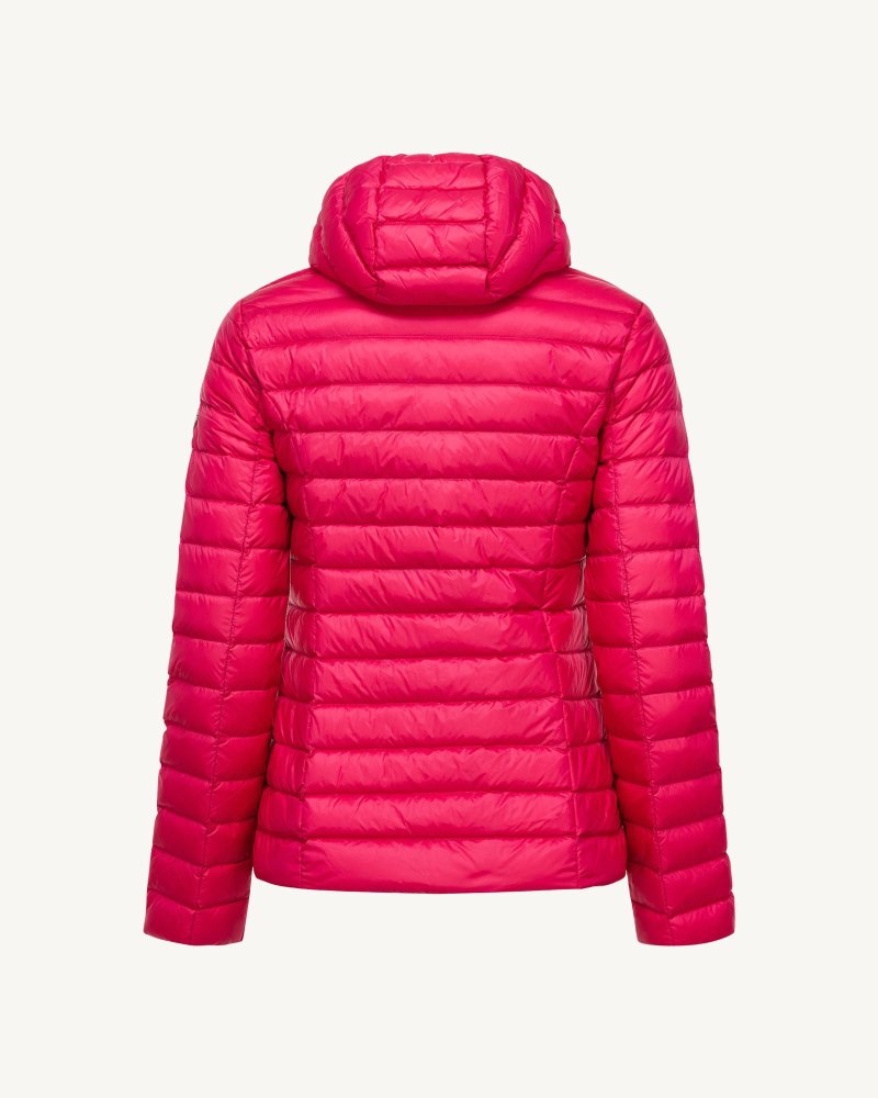 JOTT Cloe Lätta Hooded Dunjackor Dam Fushia | IUL-6183