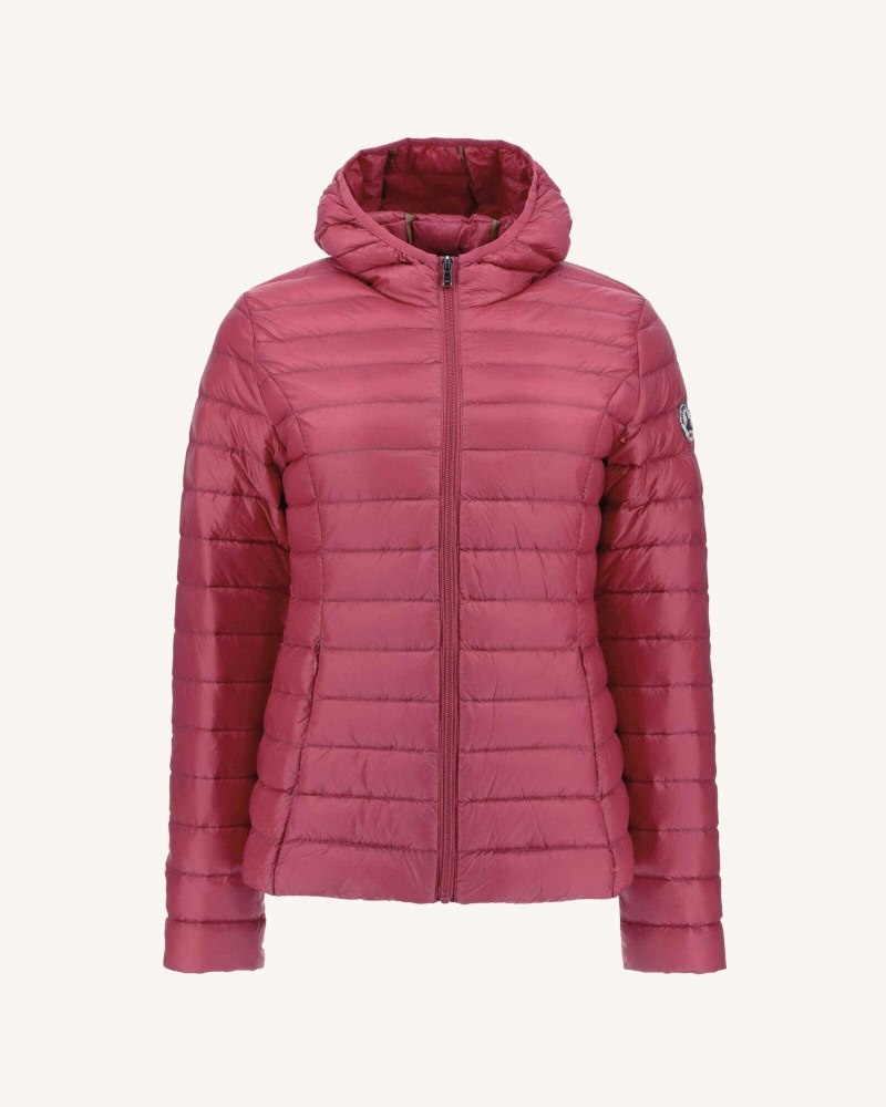 JOTT Cloe Lätta Hooded Dunjackor Dam Rosa | ATY-7759