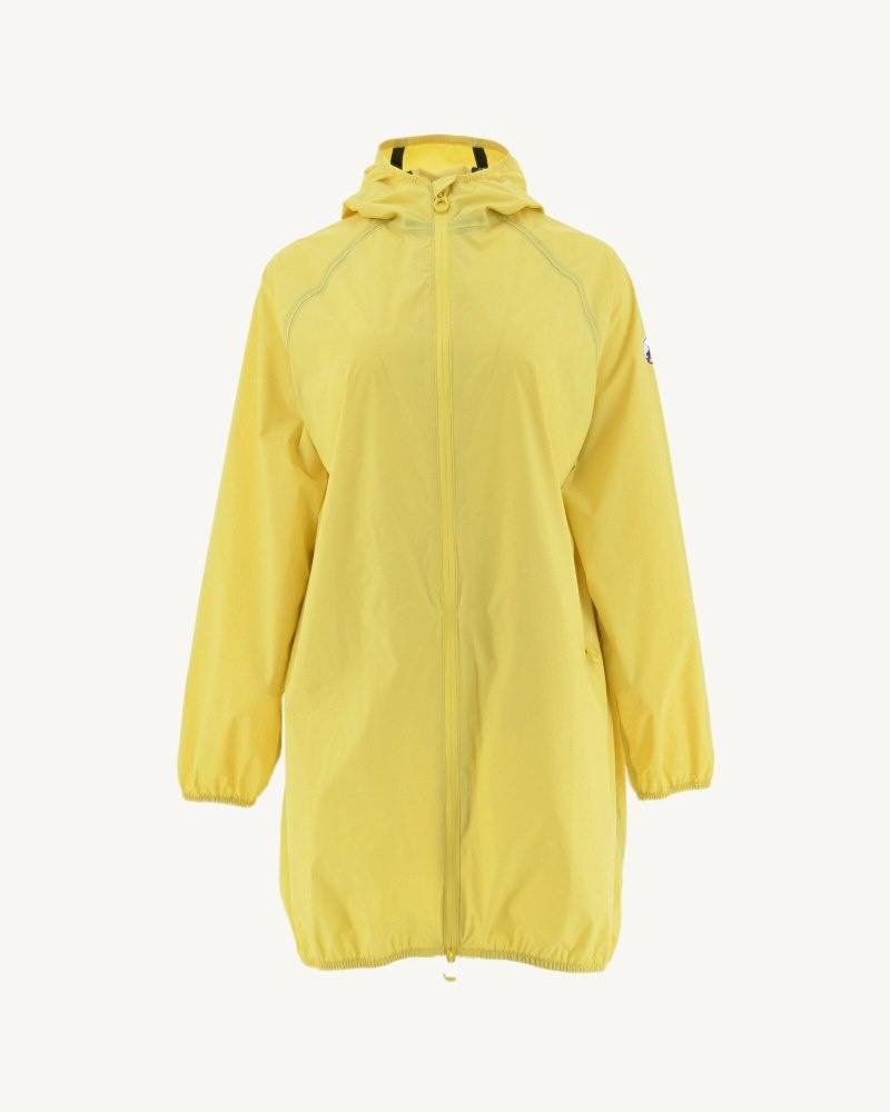 JOTT Copenhagen Long Hooded Jacka Dam Ljusgula | YXP-4284