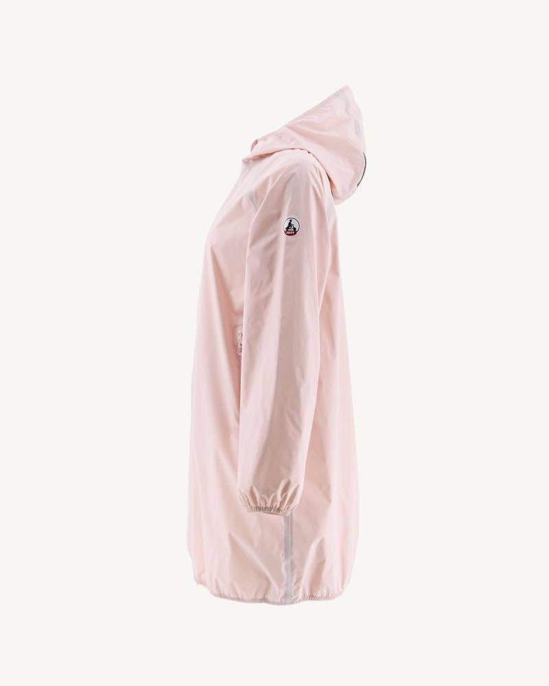 JOTT Copenhagen Long Hooded Jacka Dam Ljusrosa | HNE-9618