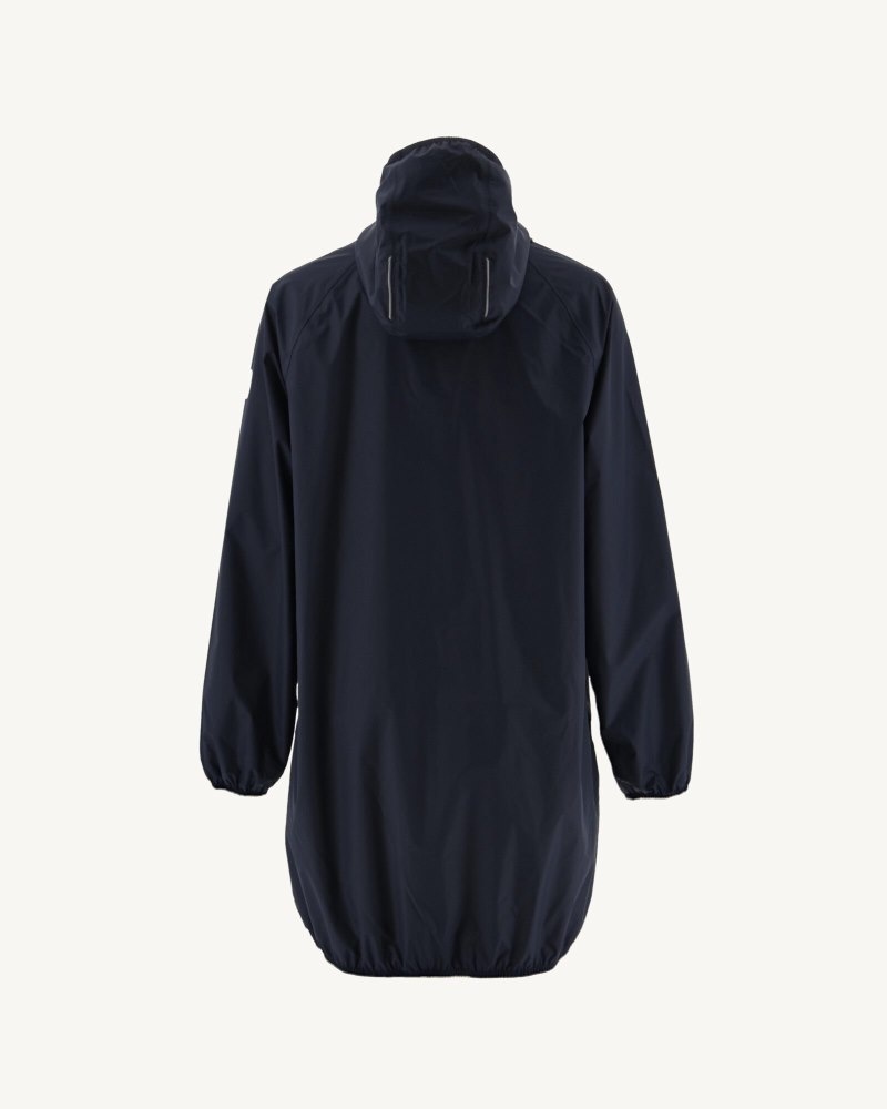 JOTT Copenhagen Long Hooded Jacka Dam Marinblå | MPE-3176