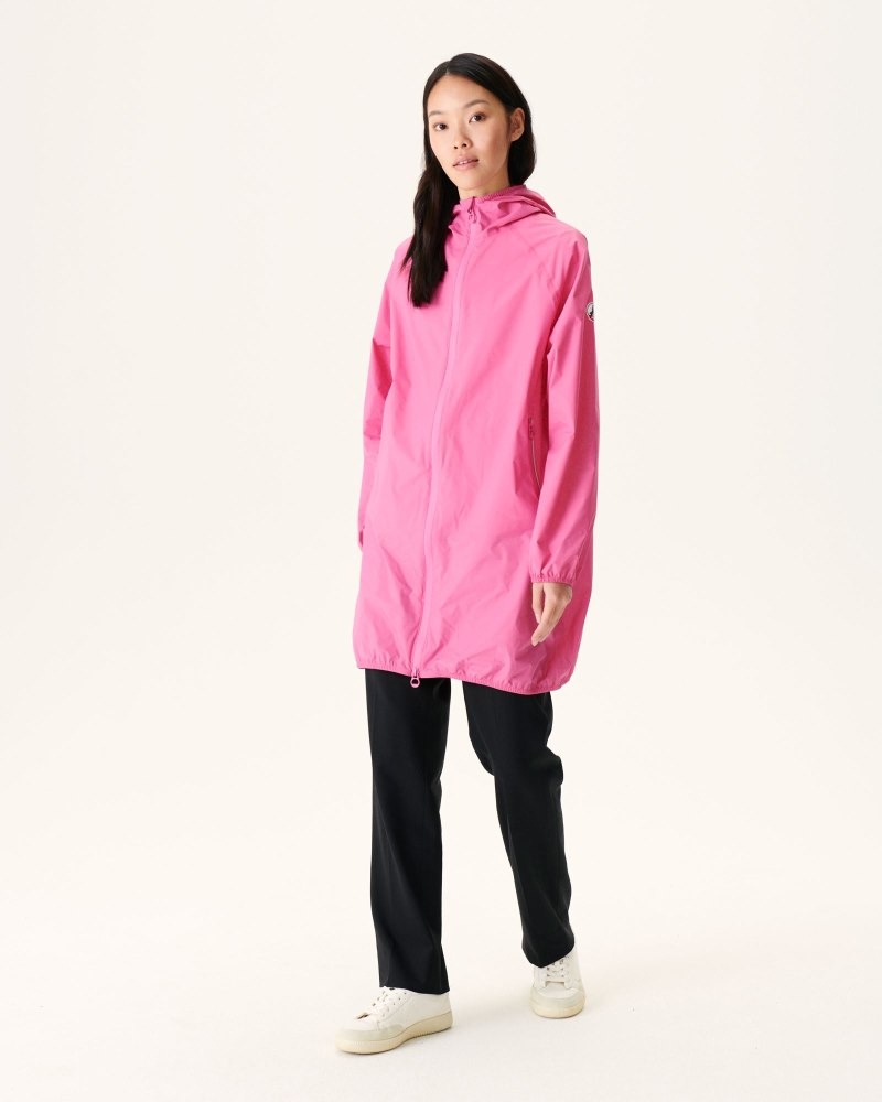 JOTT Copenhagen Long Hooded Jacka Dam Rosa | RCB-0521