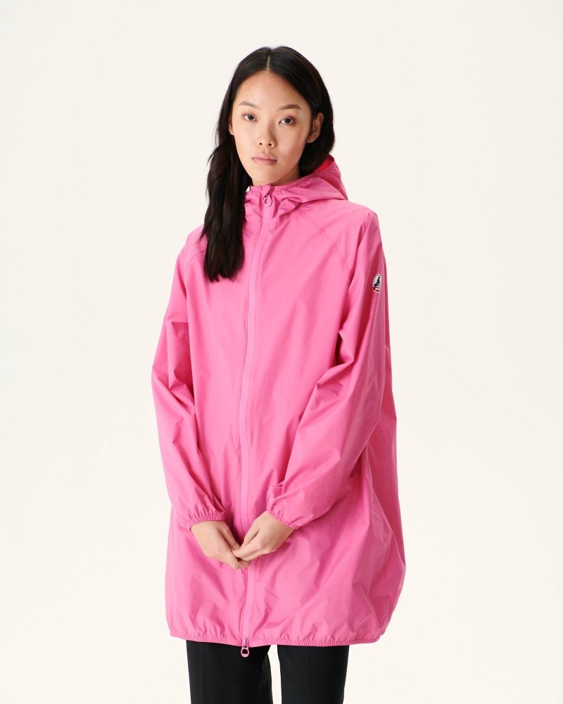 JOTT Copenhagen Long Hooded Jacka Dam Rosa | RCB-0521