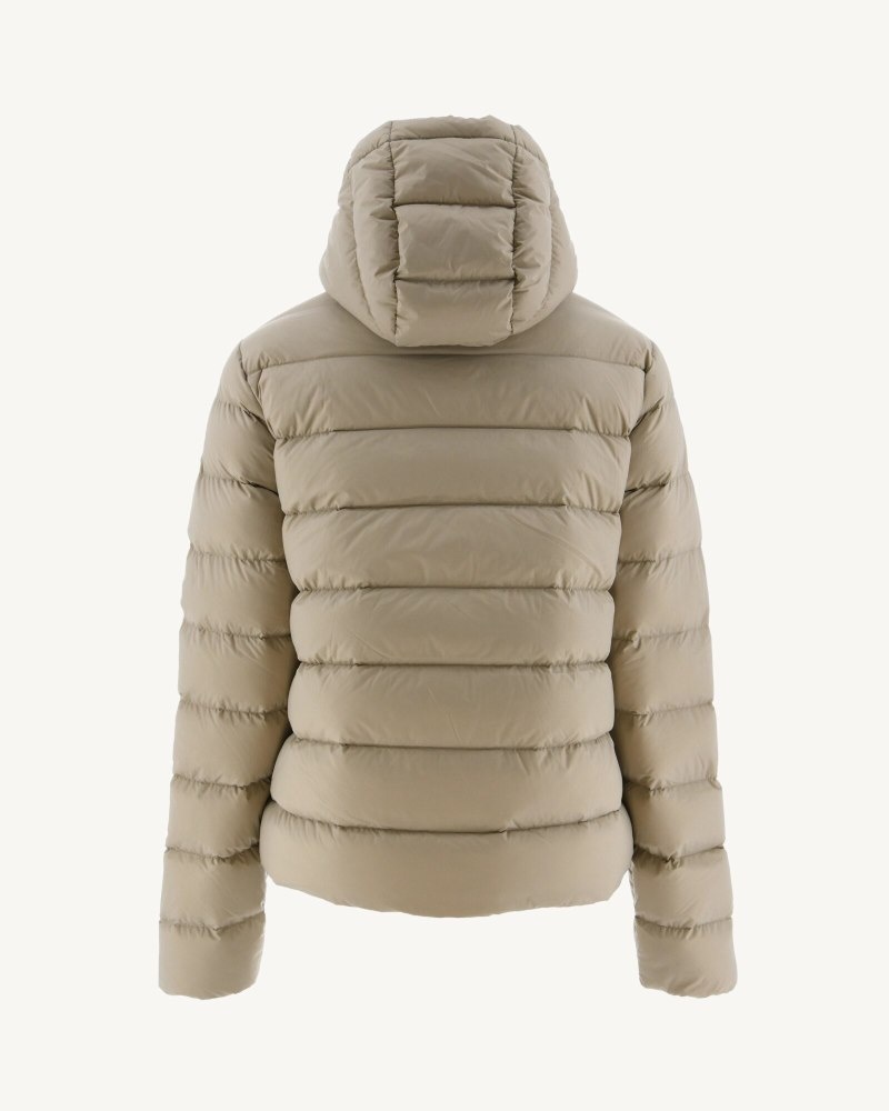 JOTT Jane Hetero Hooded Vadderade Jackor Dam Beige | MAP-0465