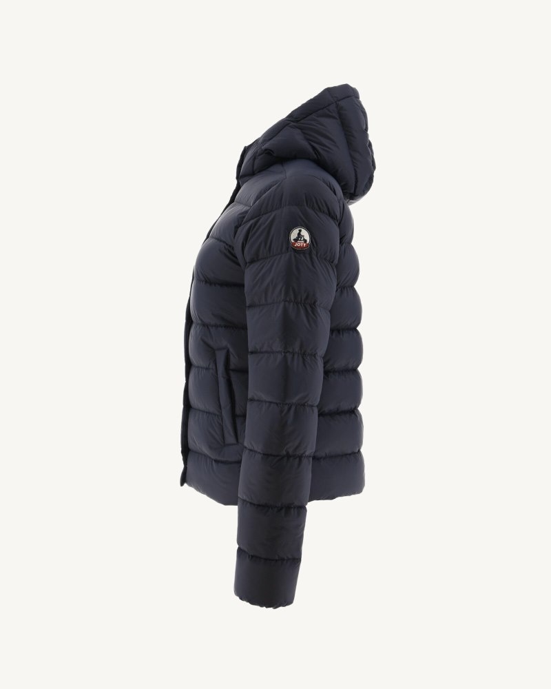 JOTT Jane Hetero Hooded Pufferjackor Dam Marinblå | ATD-4958