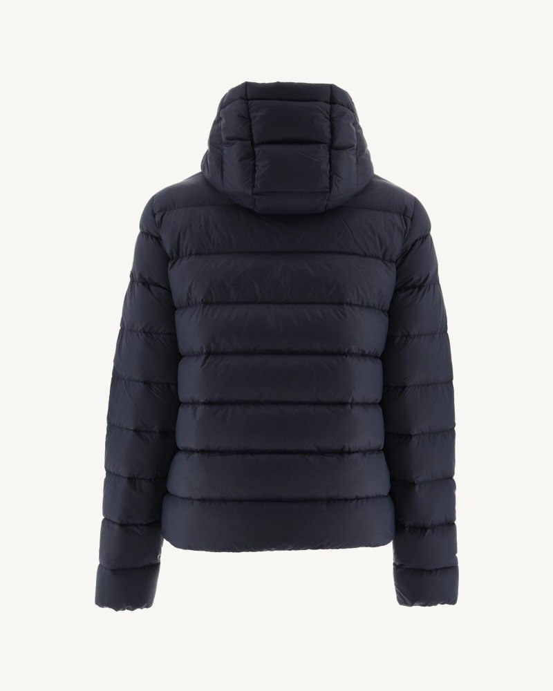 JOTT Jane Hetero Hooded Pufferjackor Dam Marinblå | ATD-4958