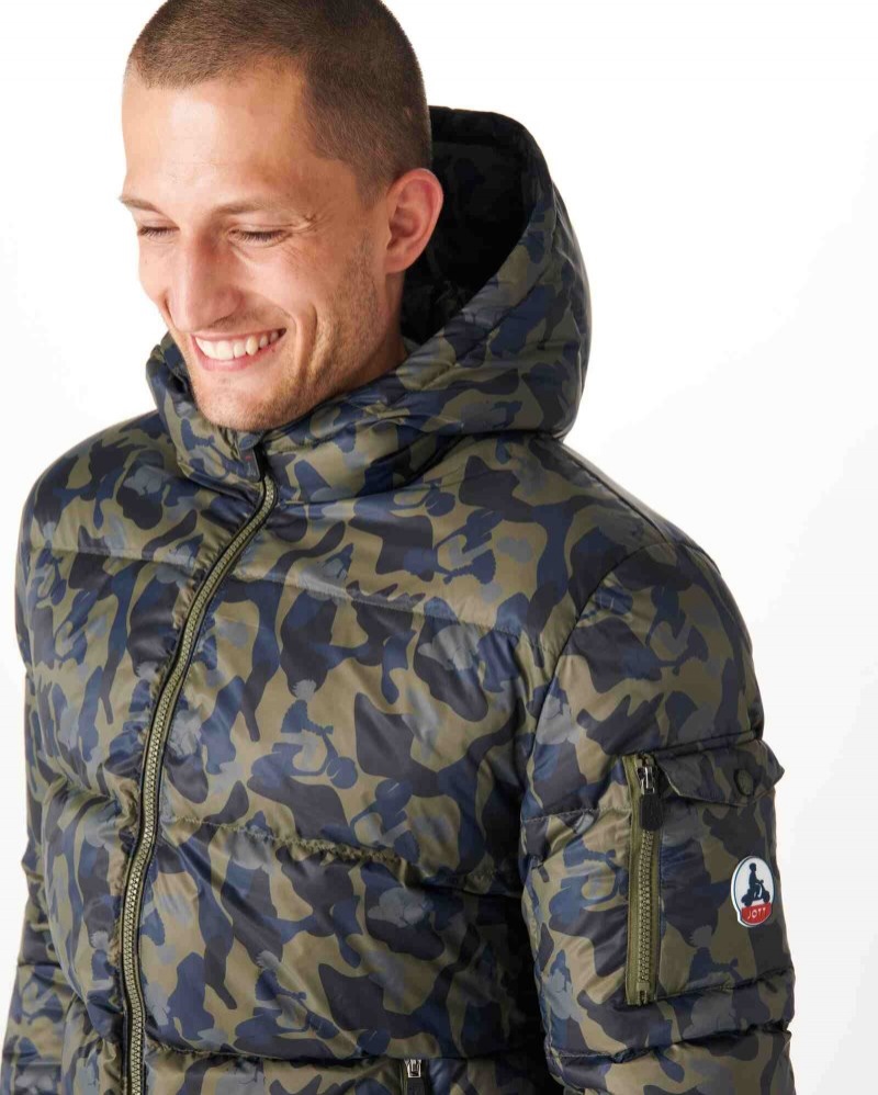 JOTT Java Extreme Cold Hooded Dunjackor Herr Camo | QUB-7500