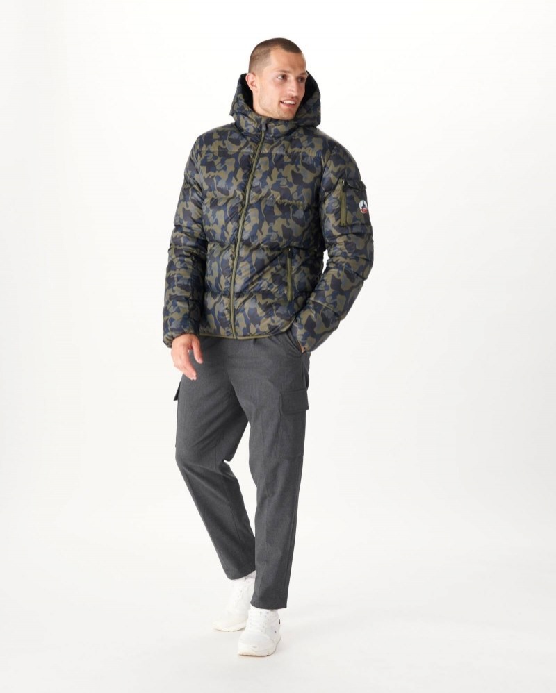 JOTT Java Extreme Cold Hooded Dunjackor Herr Camo | QUB-7500