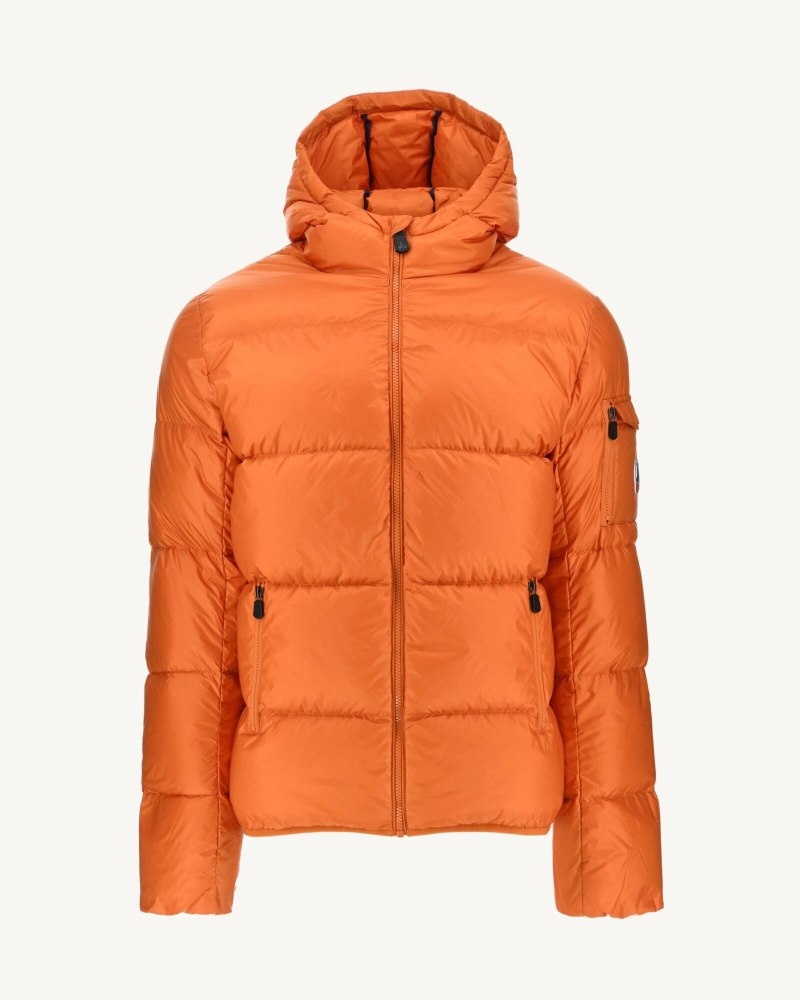 JOTT Java Extreme Cold Hooded Dunjackor Herr Orange | SRA-0794