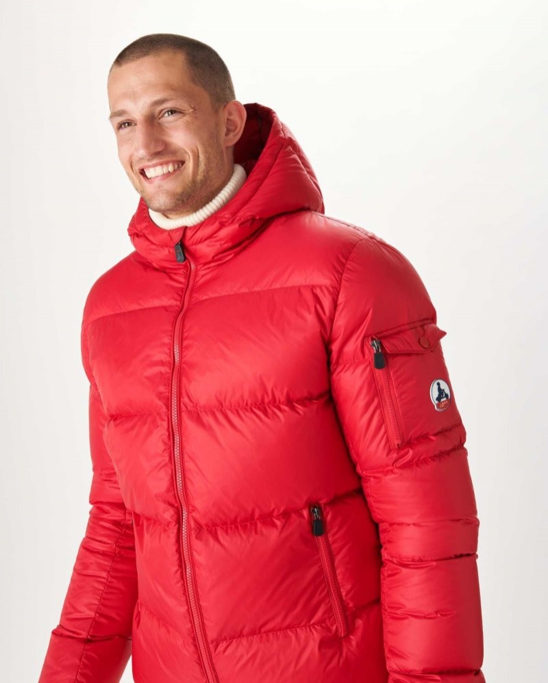 JOTT Java Great Cold Hooded Dunjackor Herr Röda | GAB-2776