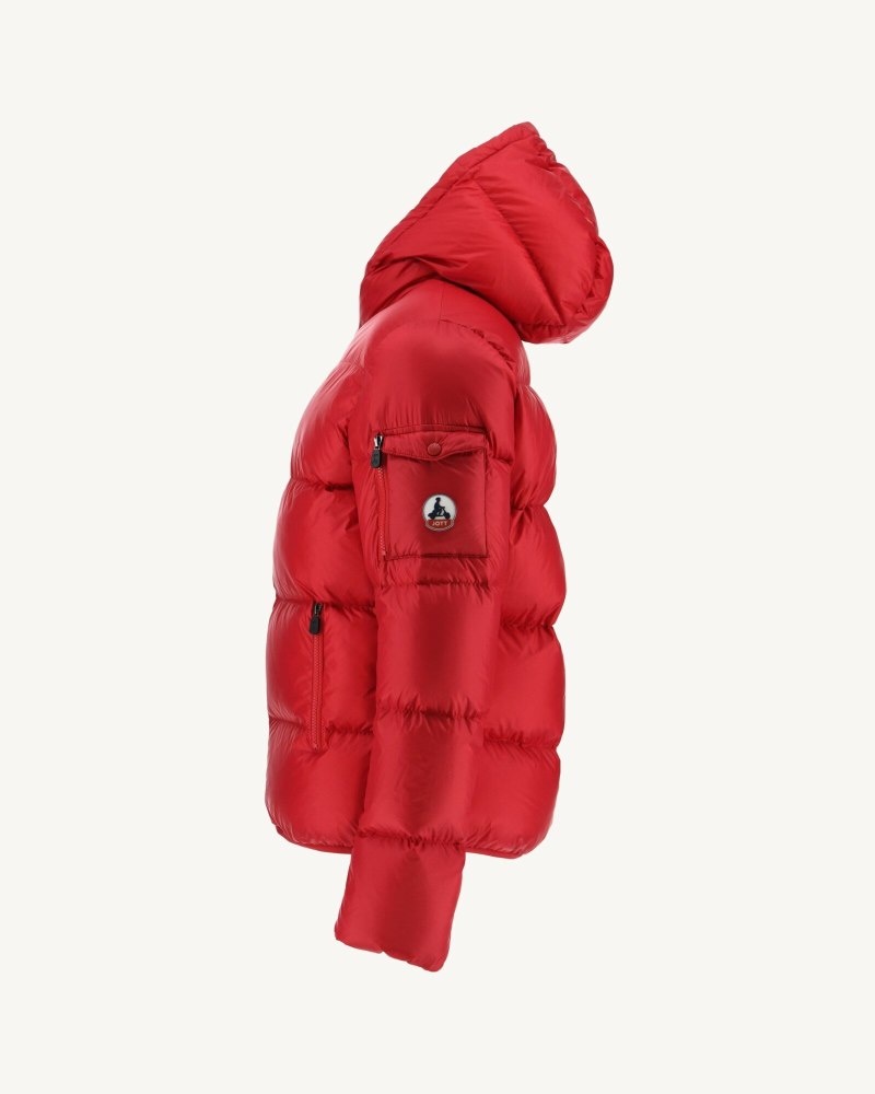 JOTT Java Great Cold Hooded Dunjackor Herr Röda | GAB-2776