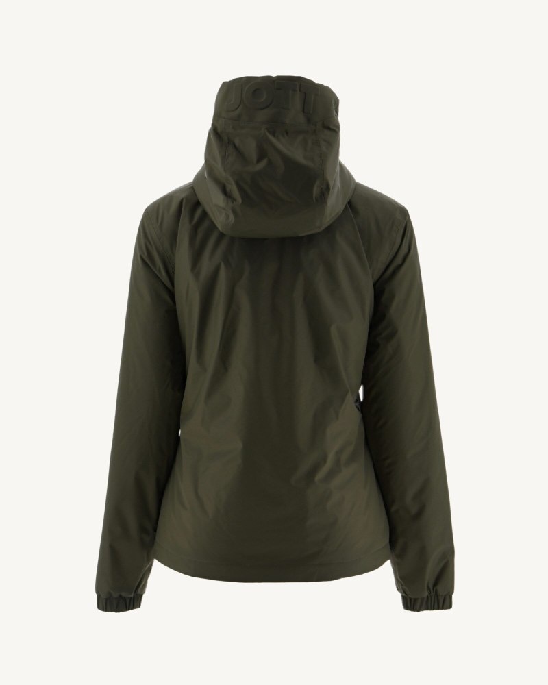 JOTT Kara Reversible Hooded Ultralight Dunjackor Dam Olivgröna Ljusrosa | ZQR-1194