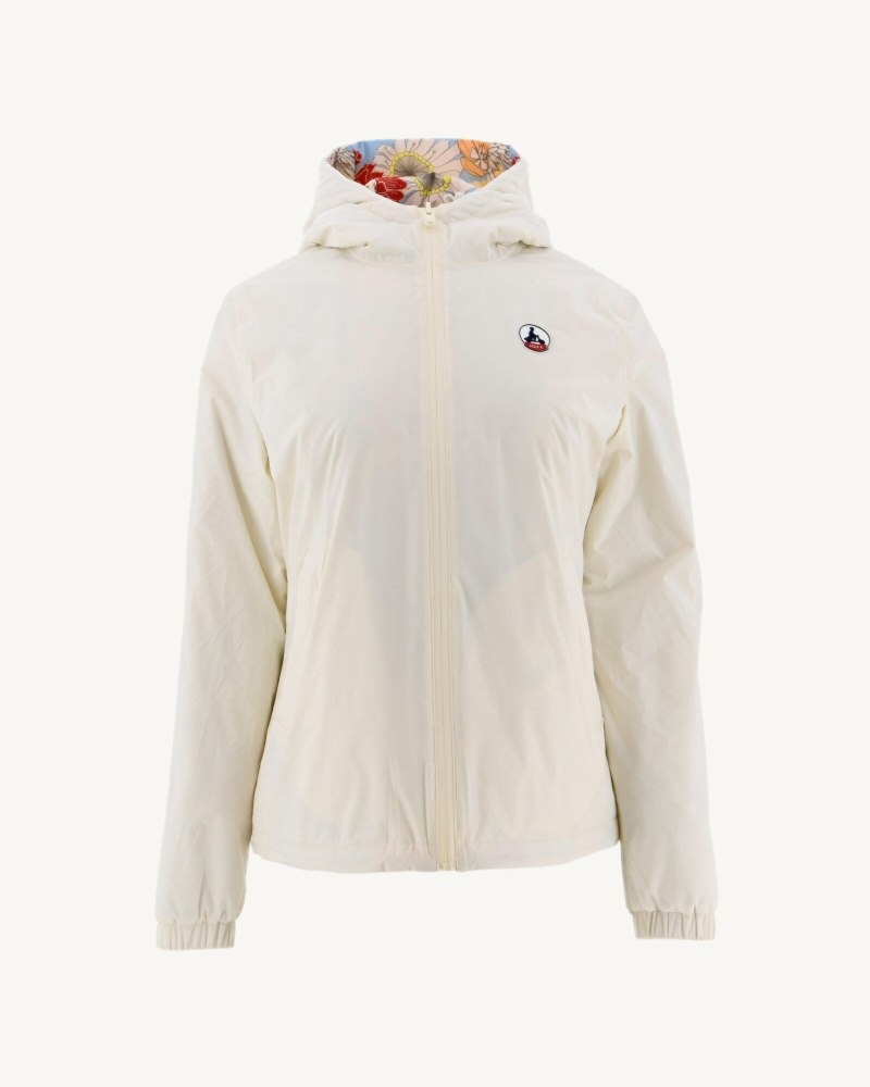 JOTT Kara Reversible Hooded Ultralight Dunjackor Dam Blå | LVM-3338