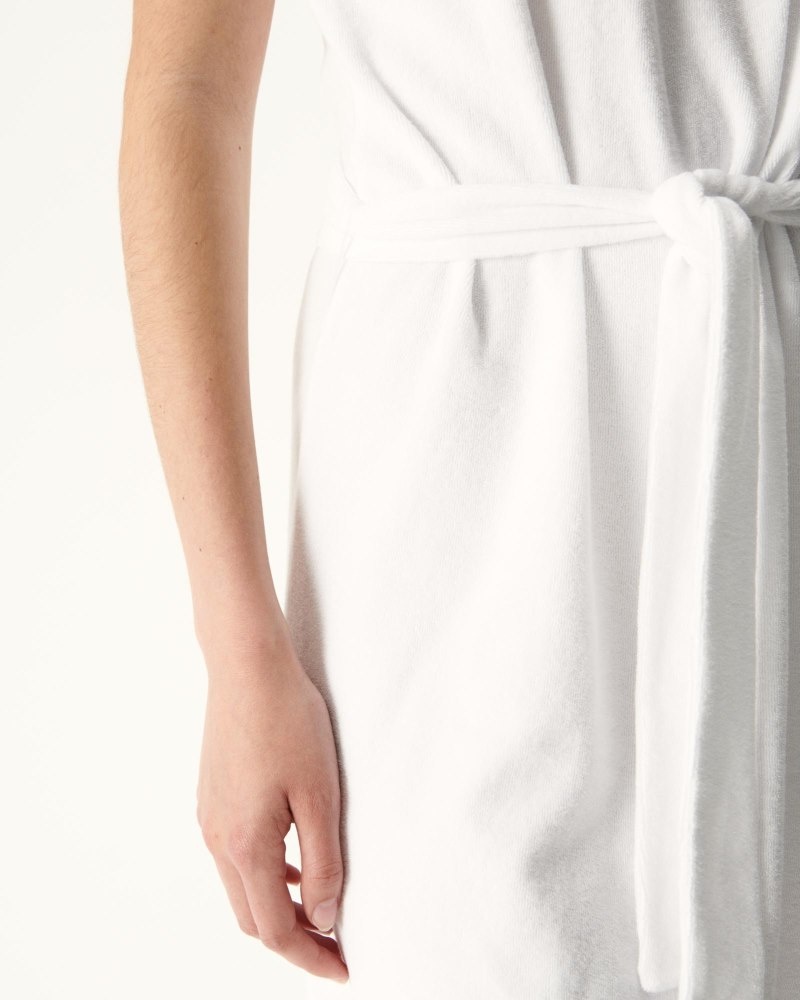 JOTT Long Belted Terrycloth Klänning Dam Ljusrosa | UVL-1702