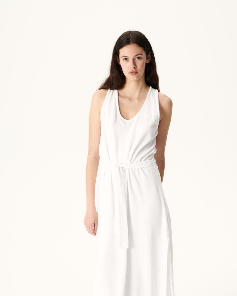 JOTT Long Belted Terrycloth Klänning Dam Ljusrosa | UVL-1702