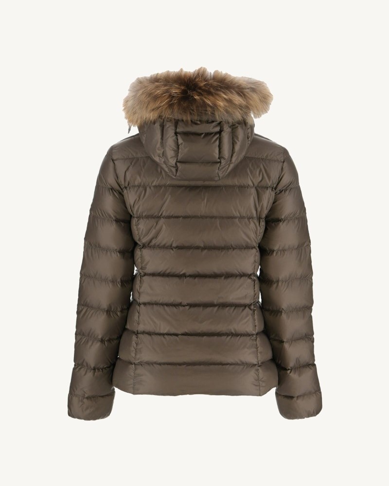 JOTT Luxe Extreme Cold Hooded Dunjackor Dam Grå Bruna | ALL-8003