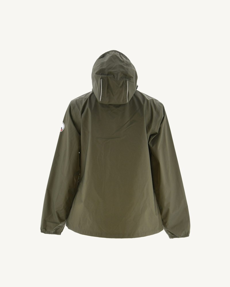 JOTT Madeira Vattentäta Hooded Jacka Barn Olivgröna | LYN-7631