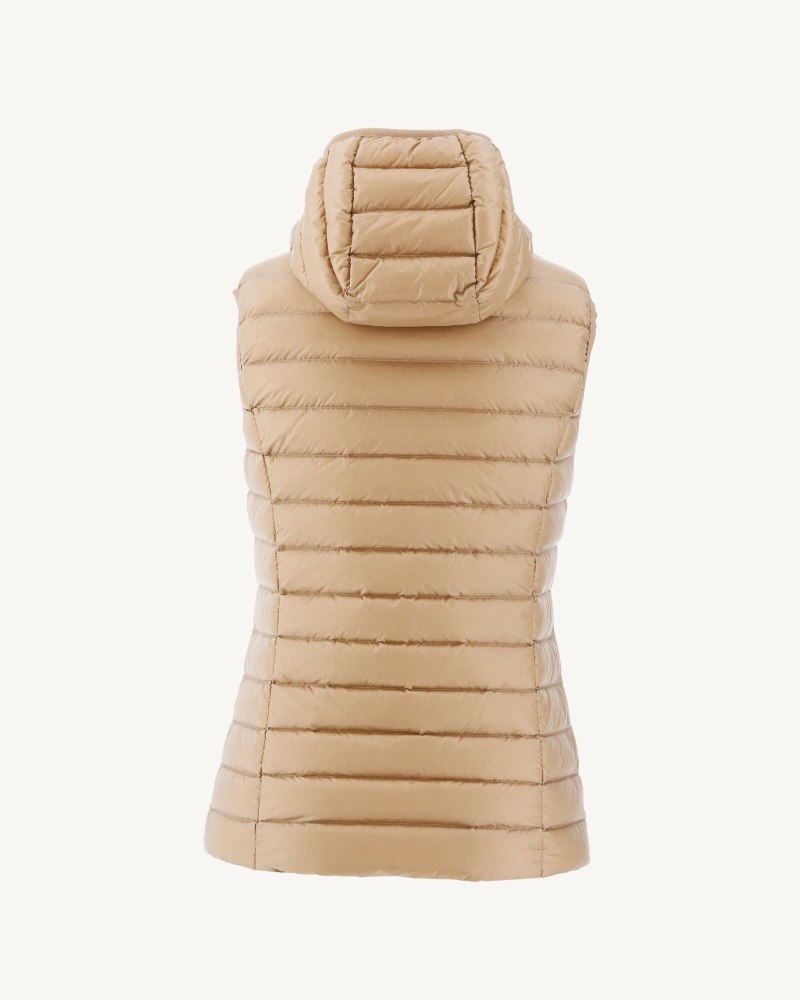 JOTT Mali Light Ärmlös Vadderade Jackor Dam Beige | OEZ-7531