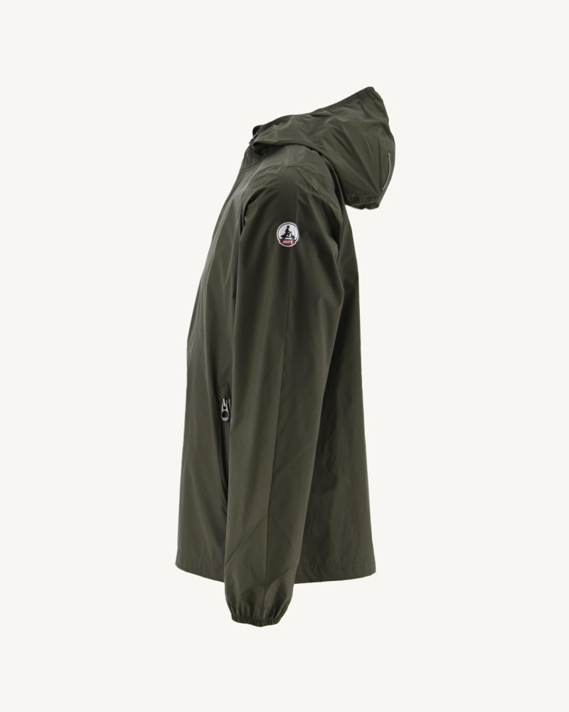 JOTT Manila Packable Hooded Jacka Herr Olivgröna | IXZ-7707