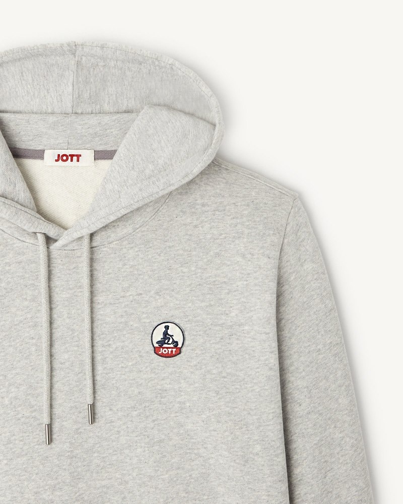 JOTT Mataro Hoodie Herr Grå | ZCL-4435