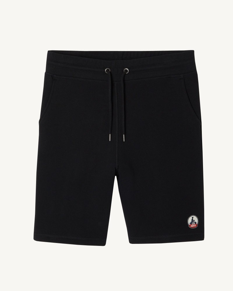 JOTT Medellin Organic Bomull Shorts Herr Svarta | QEY-1970