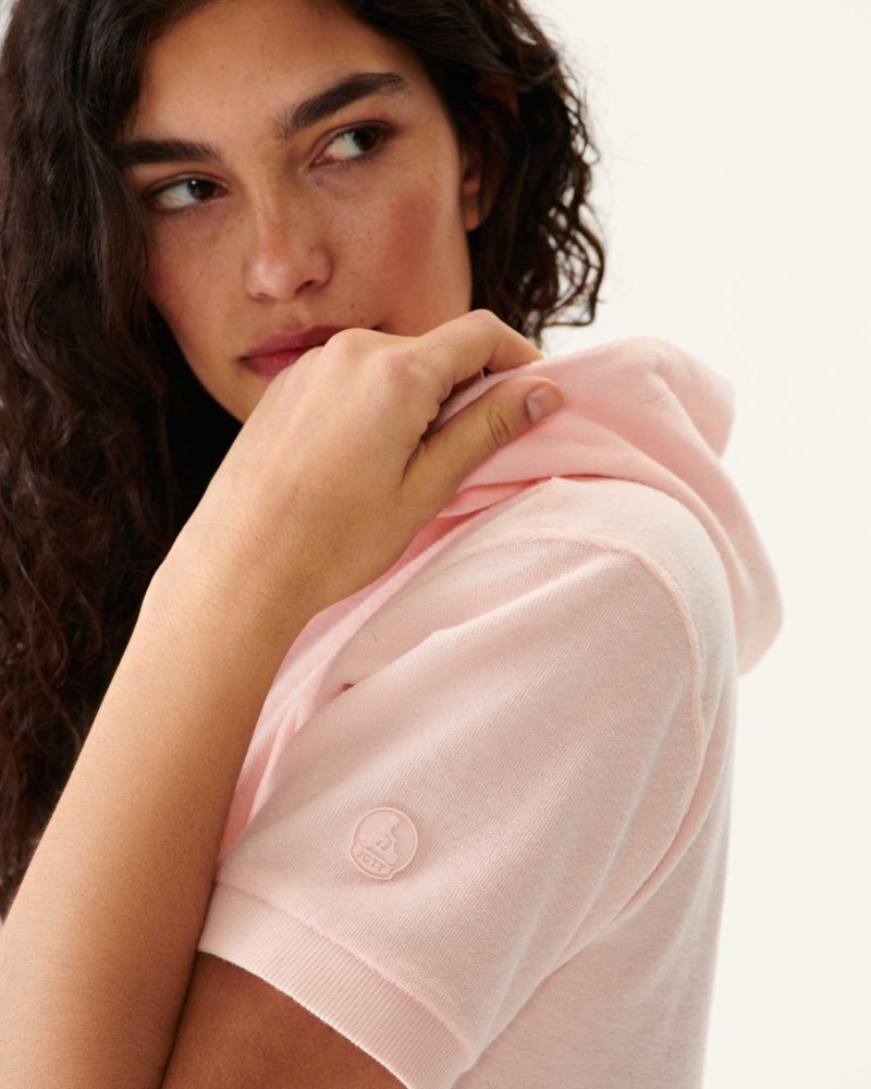 JOTT Meg Light Pink Toweling Klänning Dam Vita | QJE-2383