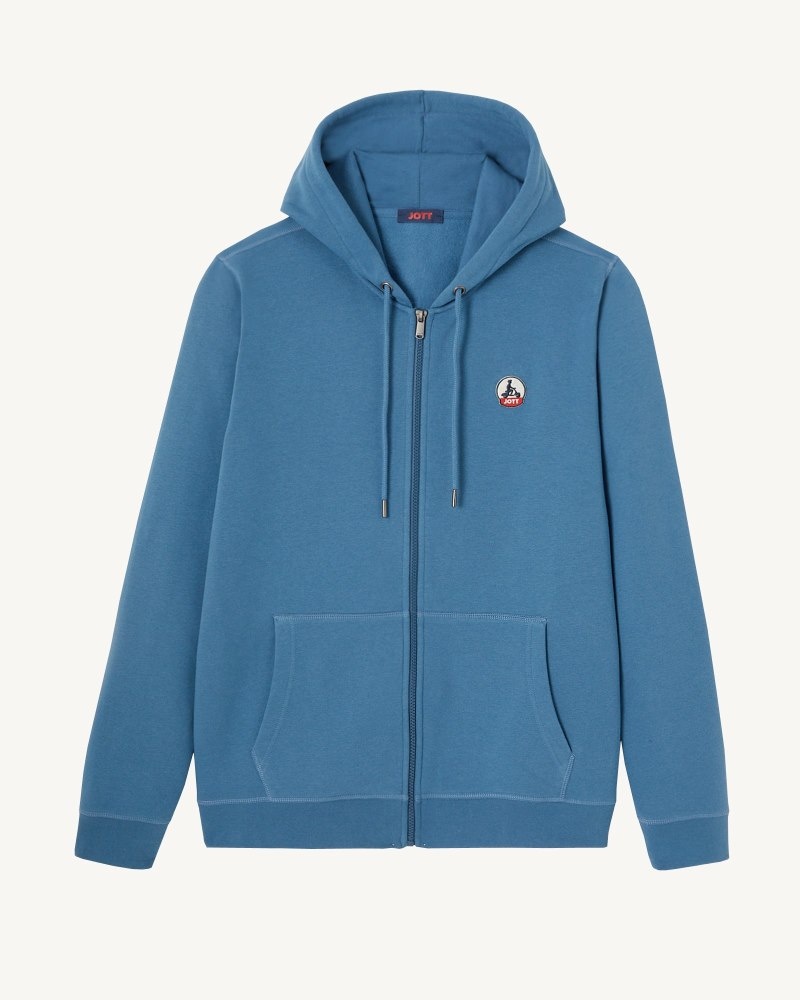 JOTT Mexico Hoodie Herr Blå | NQO-8526