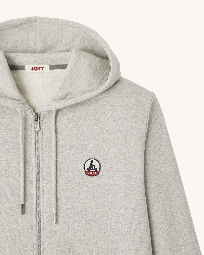 JOTT Mexico Hoodie Herr Grå | JHR-4387